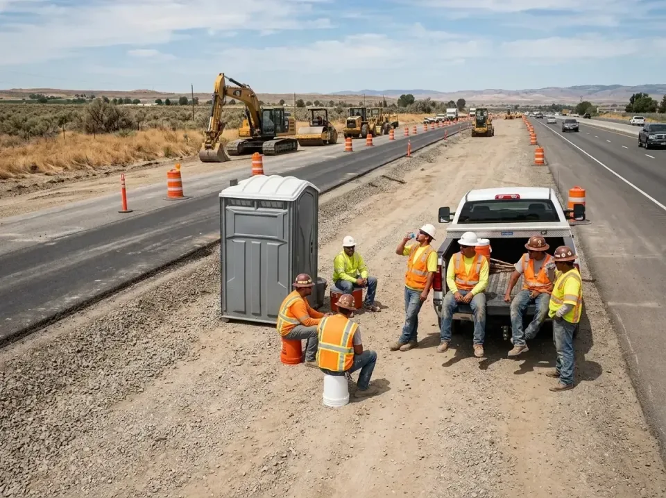 highway-road-construction-crew-007 — frequently asked questions, Porta Potty and Restroom Rentals in Firebaugh, CA